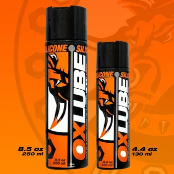 OXLUBE Thick Silikongleitgel, 3 Inhaltsstoffe, rein | Dark-Ink