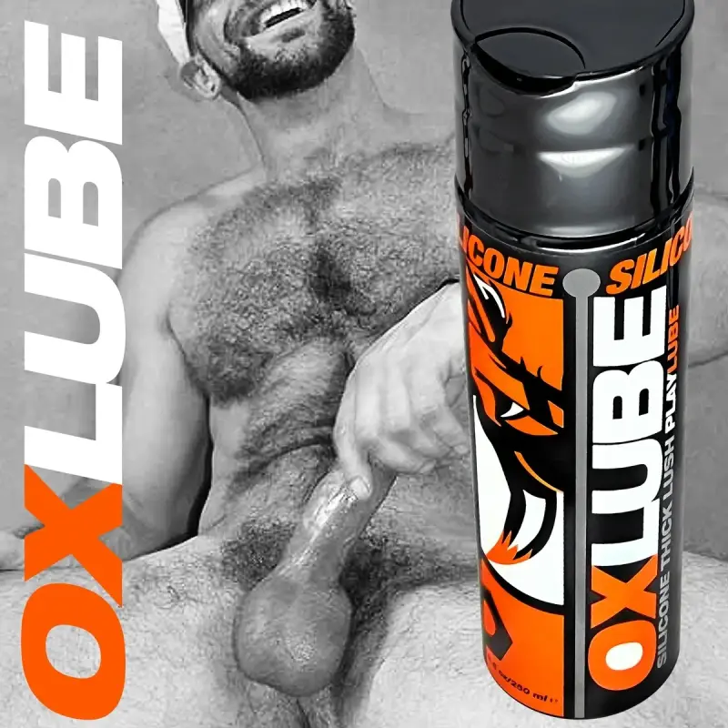 OXLUBE Thick Silikongleitgel, 3 Inhaltsstoffe, rein | Dark-Ink