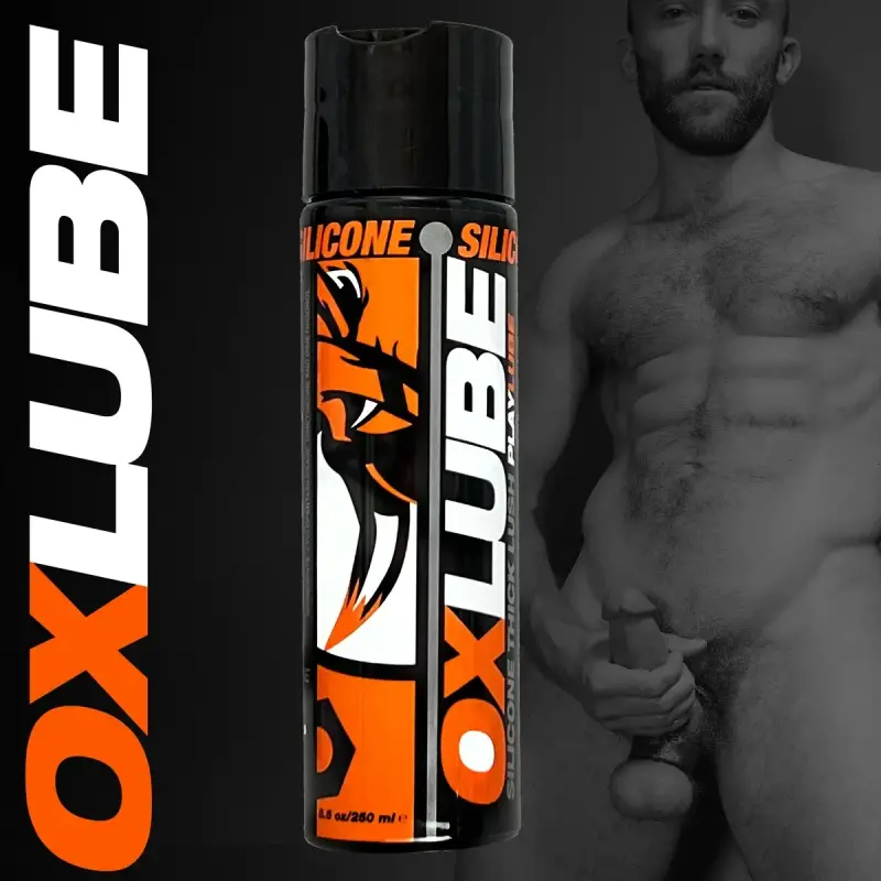 OXLUBE Thick Silikongleitgel, 3 Inhaltsstoffe, rein | Dark-Ink