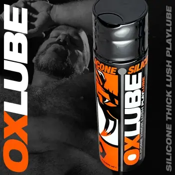 OXLUBE Thick Silikongleitgel, 3 Inhaltsstoffe, rein | Dark-Ink