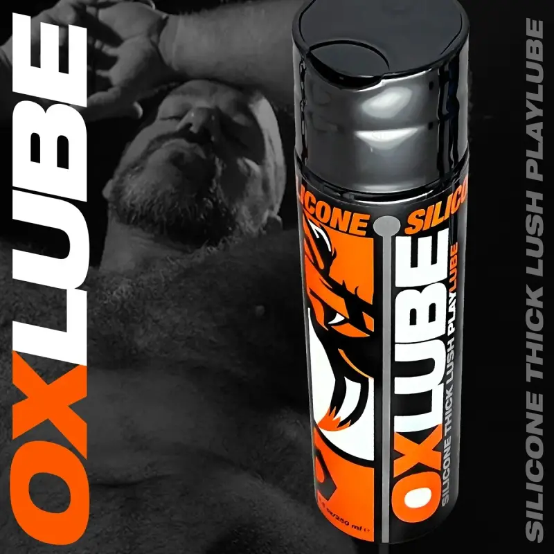 OXLUBE Thick Silikongleitgel, 3 Inhaltsstoffe, rein | Dark-Ink