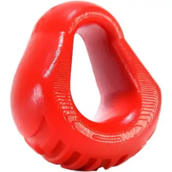 Oxballs HUNG Padded Cock Ring, silicone pad under sack | Dark-Ink