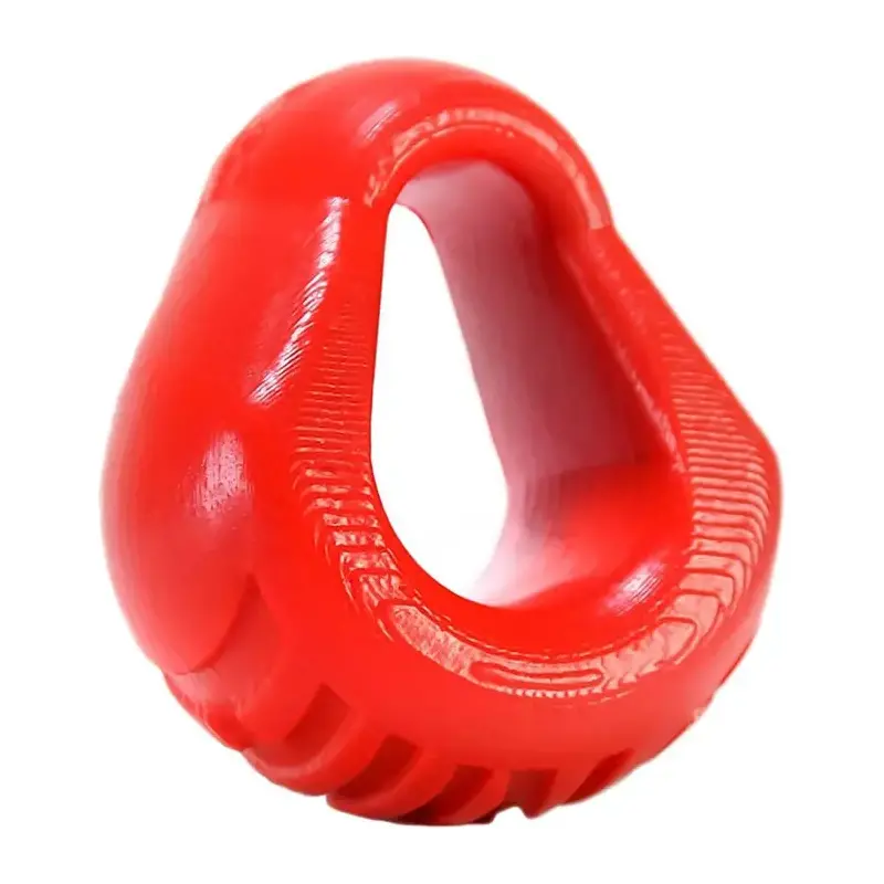 Oxballs HUNG Padded Cock Ring, silicone pad under sack | Dark-Ink
