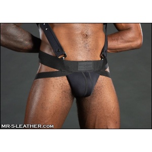 Neo Carbon black jockstrap 18287