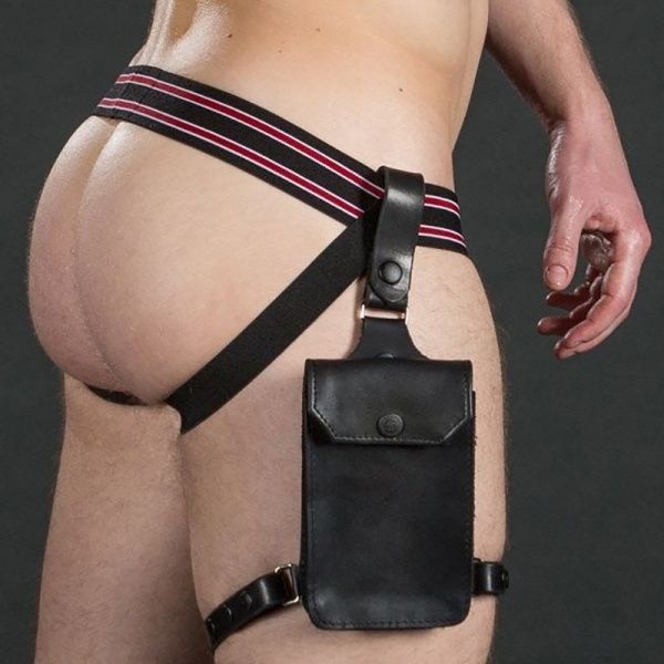 Oberschenkelholster Harness Schwarz MR-S-LEATHER - 1