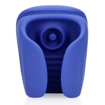 Loveline Vibrating Pulse Wave Stroker, 10 modes | Dark-Ink