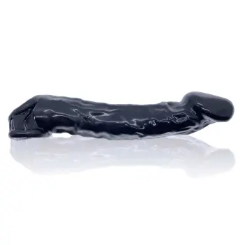 Oxballs Muscle Ripped Cocksheath, Plus+Silicone, gerippt | Dark-Ink