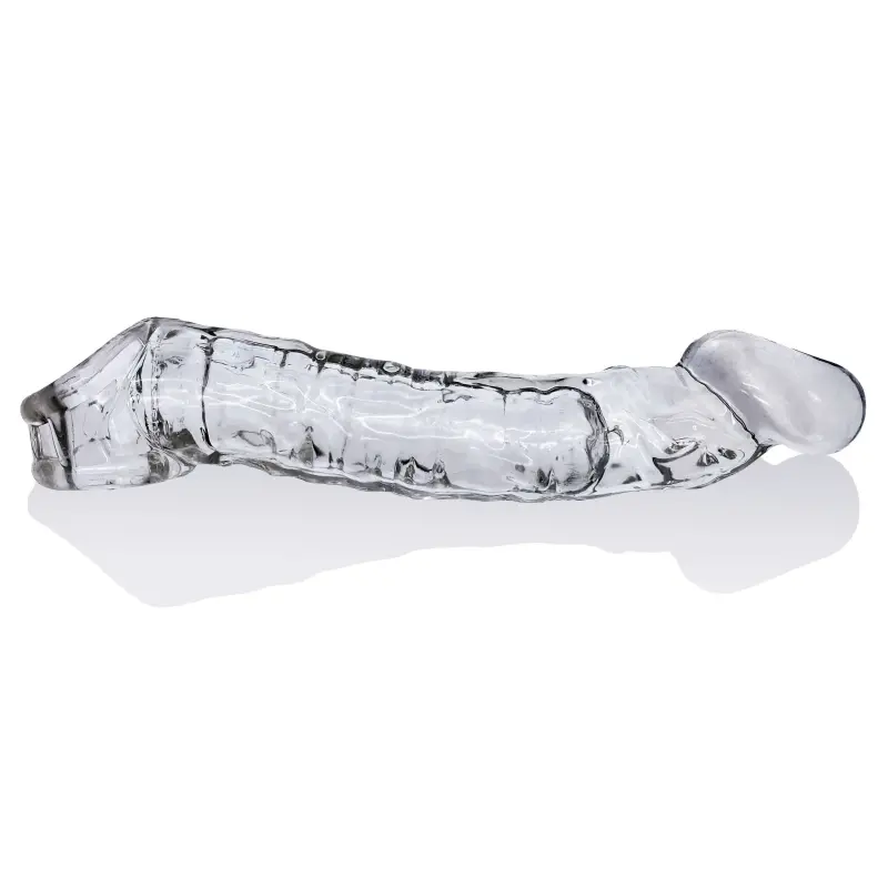 Gaine pénis Oxballs Muscle Ripped, silicone, nervuré | Dark-Ink