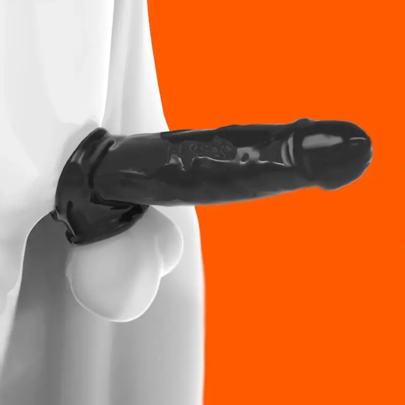 Oxballs Muscle Ripped Cocksheath, Plus+Silicone, gerippt | Dark-Ink