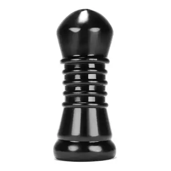 Masturbador Oxballs Jerk, forma mancuerna, nervado | Dark-Ink