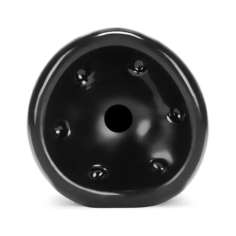 Masturbateur Oxballs Jerk, grip haltère, rainuré | Dark-Ink