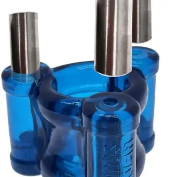 Oxballs Heavy Squeeze Hodenstrecker, 3 Stahlgewichte | Dark-Ink