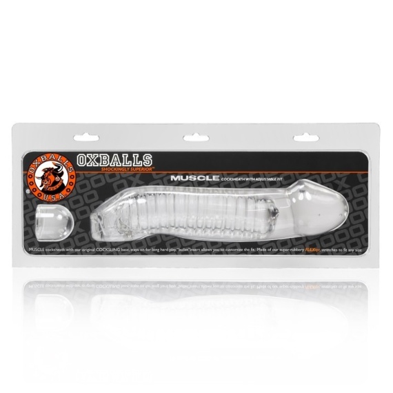 Plug anal OXBALLS Muscle cocksheath ajustable 20027