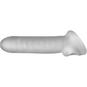 Fat Boy Micro Ribbed Sheath 7.5" Clear 21002