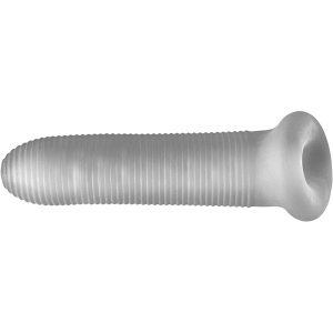 Fat Boy Micro Ribbed Sheath 7.5" Clear 21003