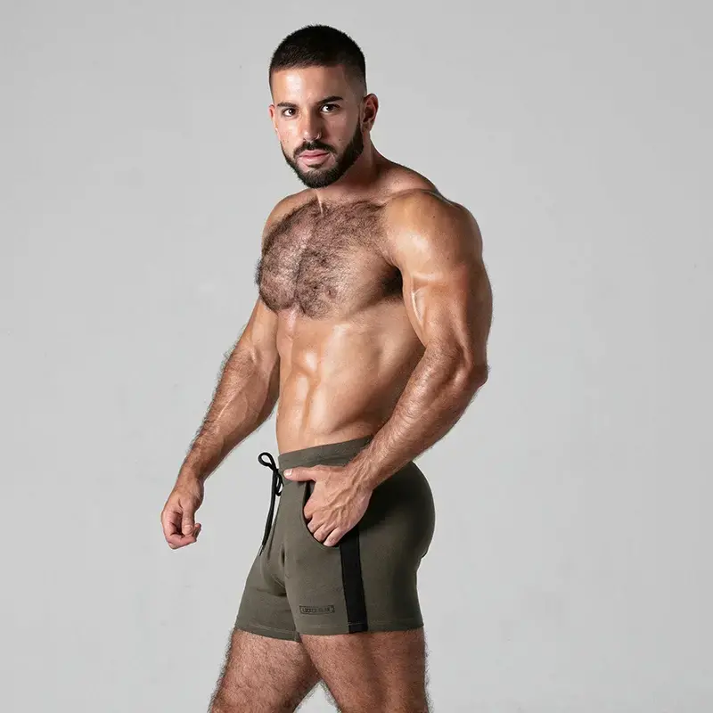 Mini short Locker Gear Side Stripe, bandes mesh latérales | Dark-Ink
