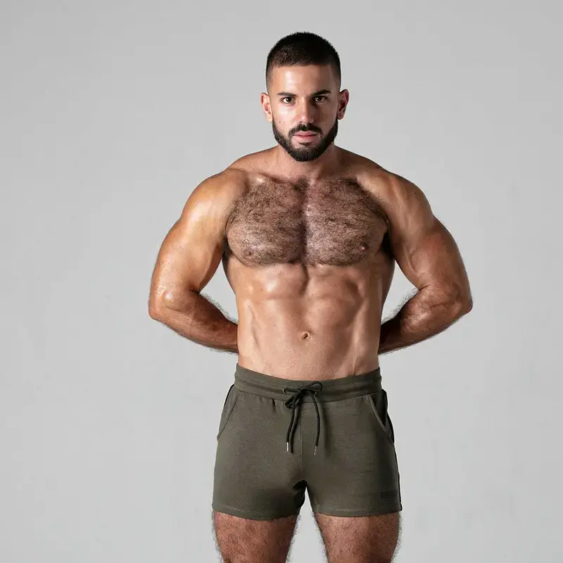 Mini short Locker Gear Side Stripe, bandes mesh latérales | Dark-Ink