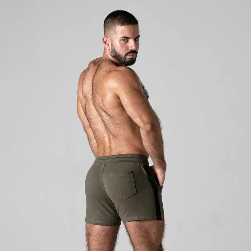 Mini short Locker Gear Side Stripe, bandes mesh latérales | Dark-Ink