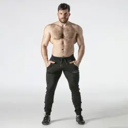 Mesh back zip jogger