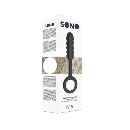 N°61 Dildo With Metal Ring 18 cm 22378