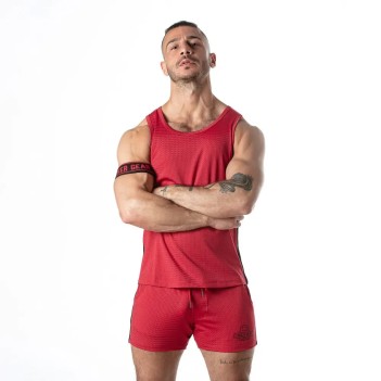 Locker Gear Sport mesh stripe tanktop