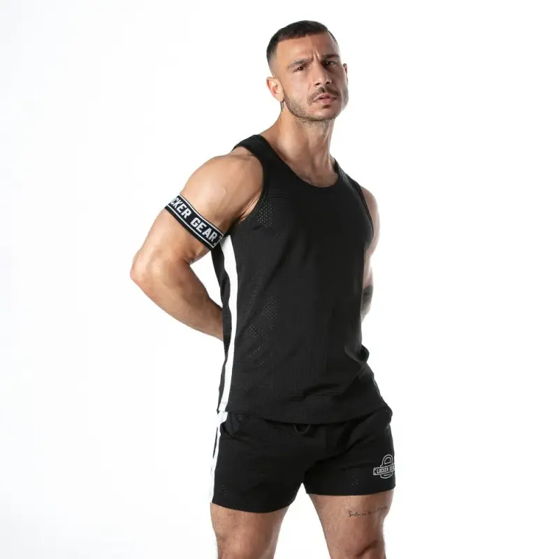 Locker Gear Sport mesh stripe tanktop