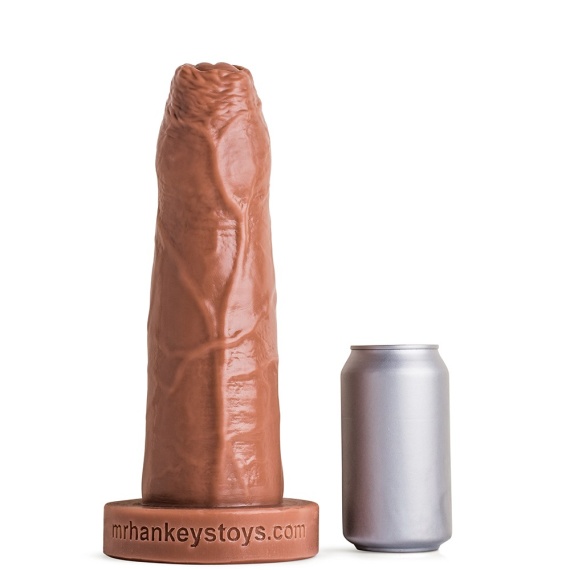 Realistic dildo Hankeys Toys Chode uncut 23305