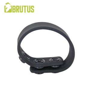 Brutus 3 Snaps Silicone Cock Strap 23487