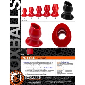 PigHole Plug El Original Rojo 5 Sizes 23599