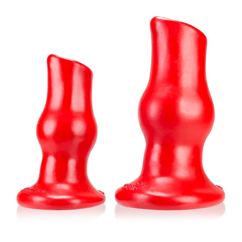 PigHole Deep Buttplug Red 2 Sizes 23624