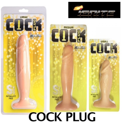 Cock Plug Flesh 3 sizes | SI NOVELTIES | Dark-Ink