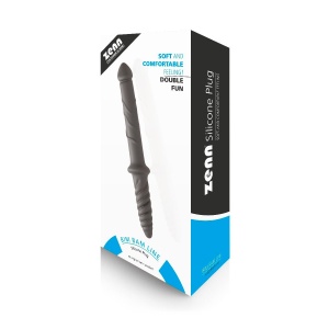DOUBLE ANAL PLUG SILICONE 25565