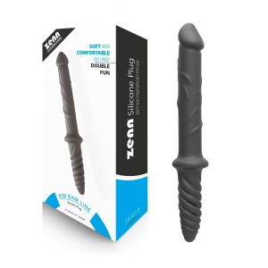 DOUBLE ANAL PLUG SILICONE 25566