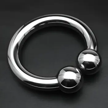 Cockring fer à cheval DARKLINE Ze Big, acier inox 10 mm | Dark-Ink