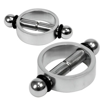 Magnetic steel nipple pinchers