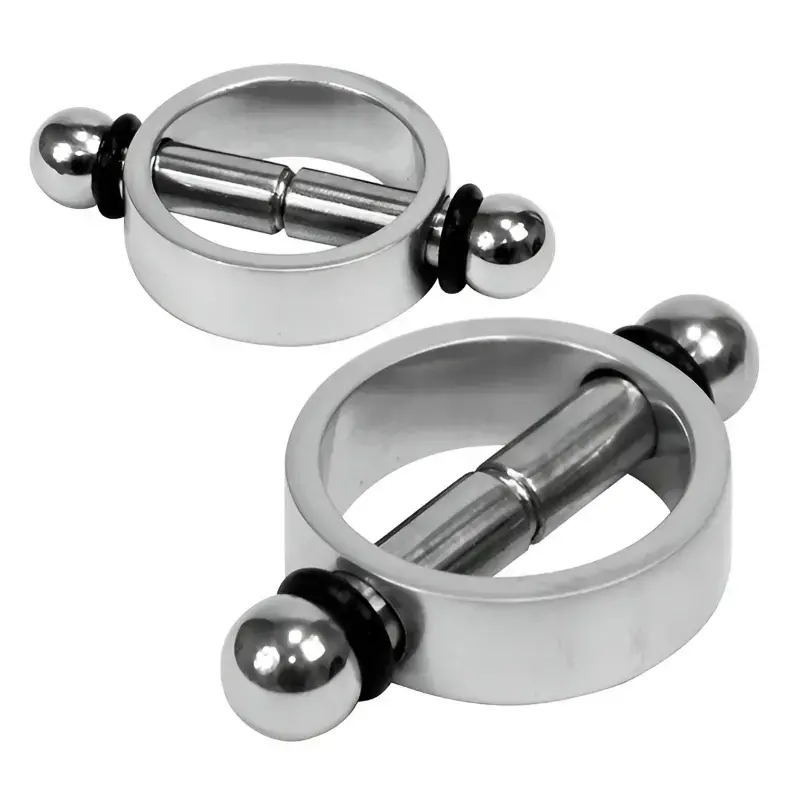 Magnetic steel nipple pinchers