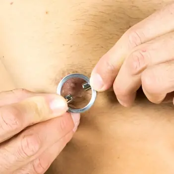 DARKLINE Magnetic Nipple Clamps, Strong Hold Version, Pair | Dark-Ink