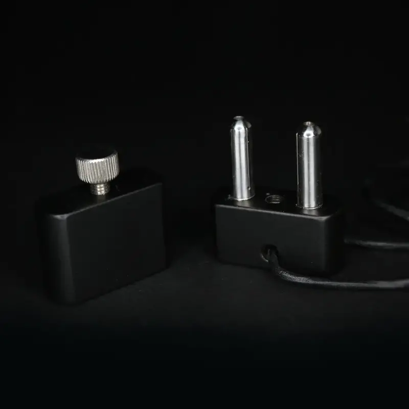 Double inhaler w/ leather cord