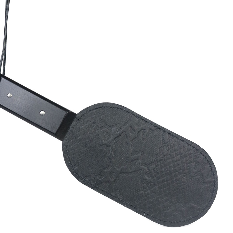 Puppy paw leather paddle jaune 27222