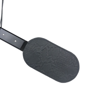 Puppy paw leather paddle amarillo 27222