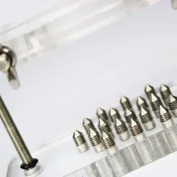 DARKLINE Acrylic Ball Crusher, CBT Two-Plate Device | Dark-Ink