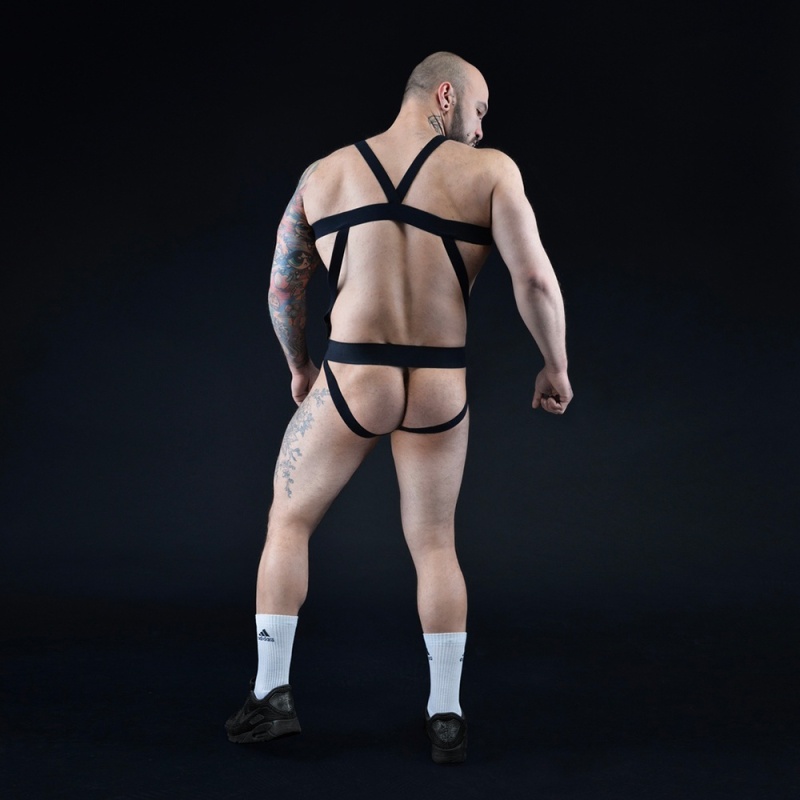 Harness with suspenders for jockstrap 27325