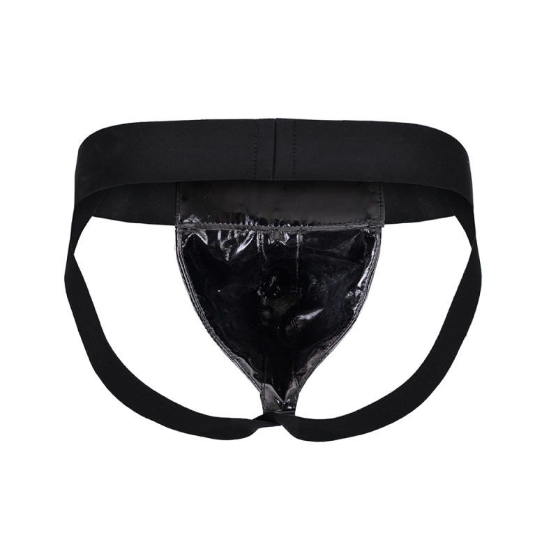 Jockstrap vinyle logo rouge 27339
