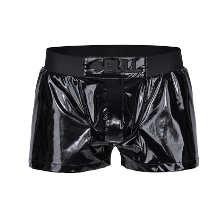 Short en vinyle noir 27348
