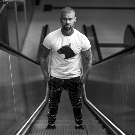 T-Shirt Pit Bull blanc 27366