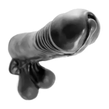 Oxballs Big Load Dildo, platinum silicone, 37 cm | Dark-Ink