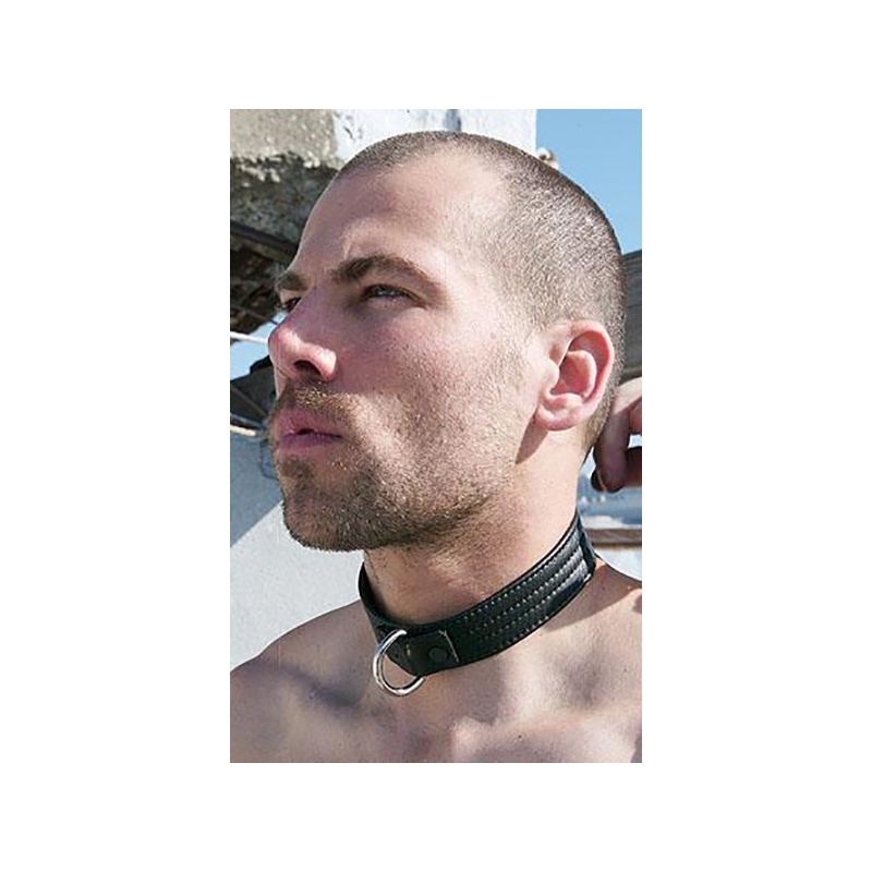 Leather Puppy Collar with D ring 27887