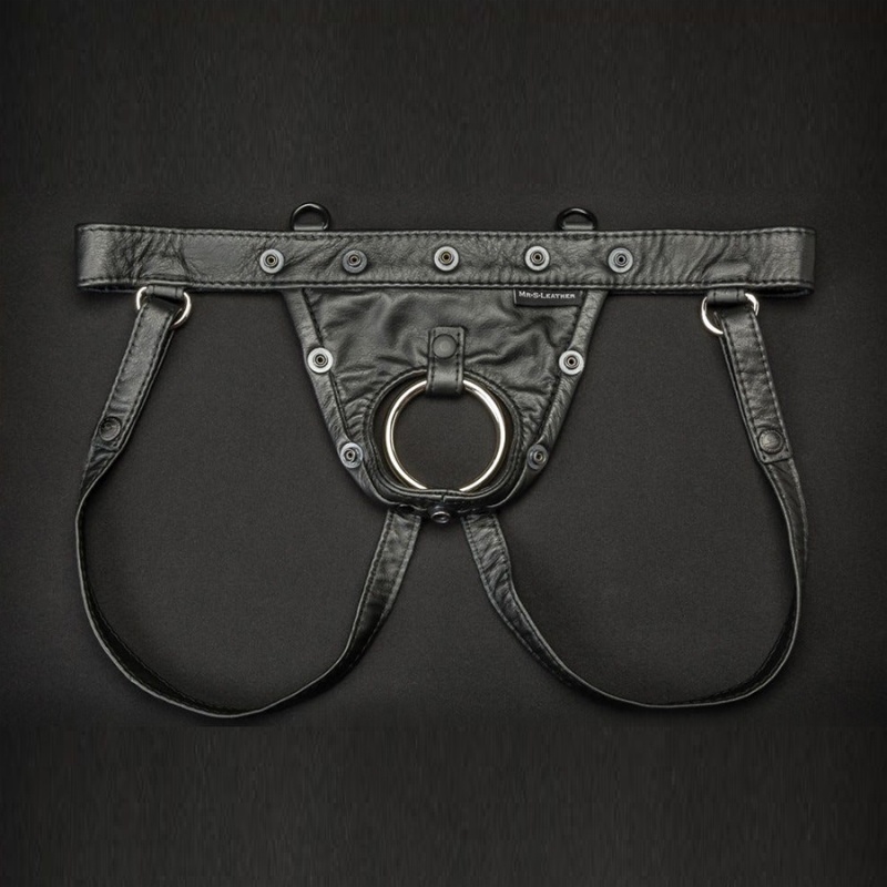 Leather Hidden Ring Jock 27900
