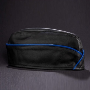 Leather Garrison Cap 27902