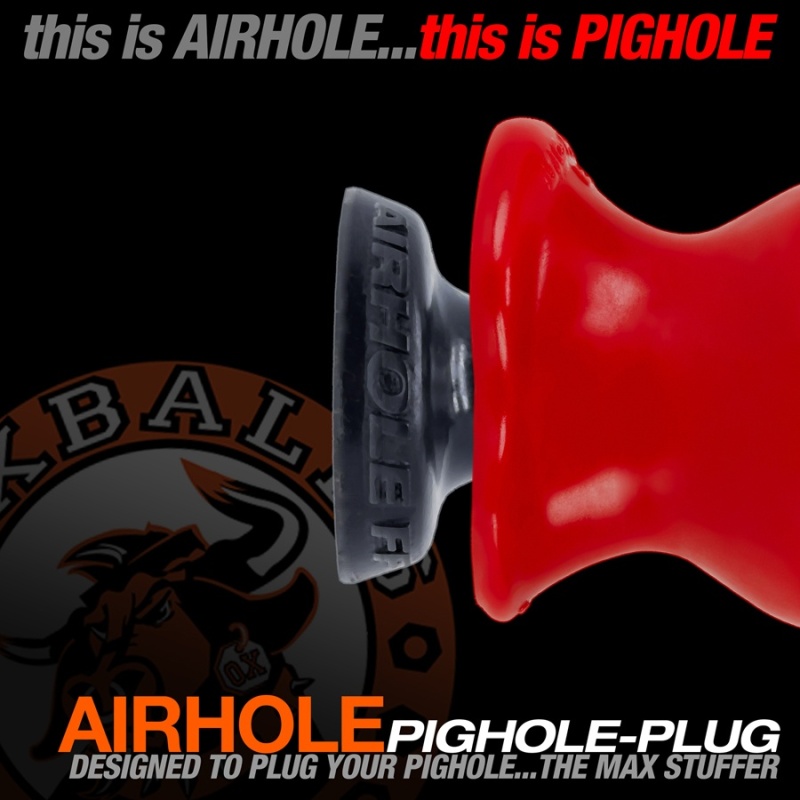 AIRHOLE EGGPLANT finned Plug 28177